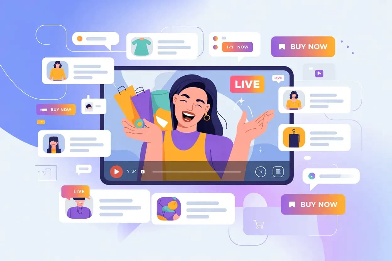 Livestream shopping e-commerce