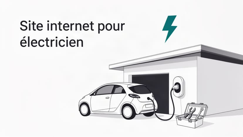 Site internet pour électricien : dépannages, chantiers et bornes de recharge