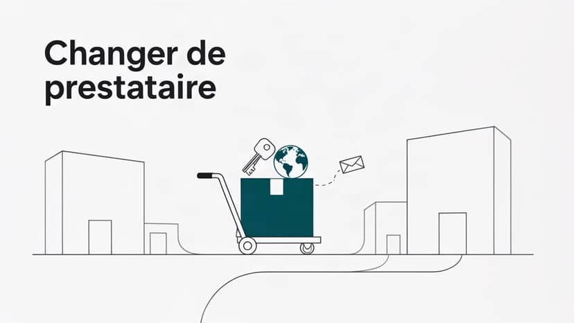 Changer de prestataire site internet sans perdre domaine, site ni e-mails
