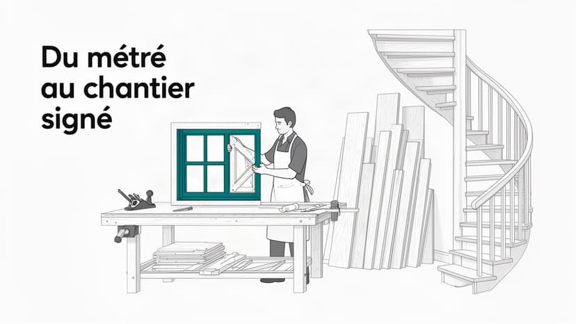 Création de site internet pour menuisier : du métré au chantier signé