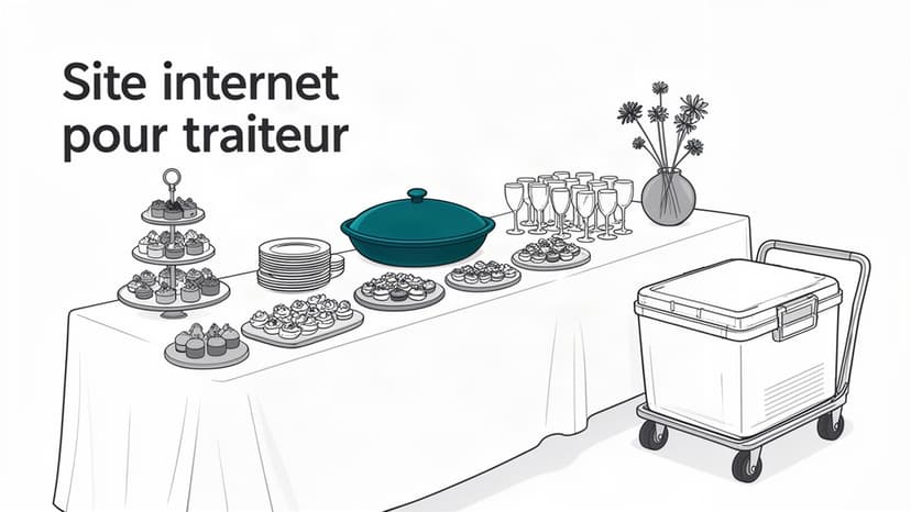 Création de site internet pour traiteur : devis d'événements ou commandes en ligne