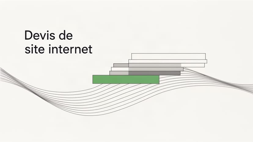 Devis de site internet posé sur un bureau, relu par un dirigeant de TPE avant signature