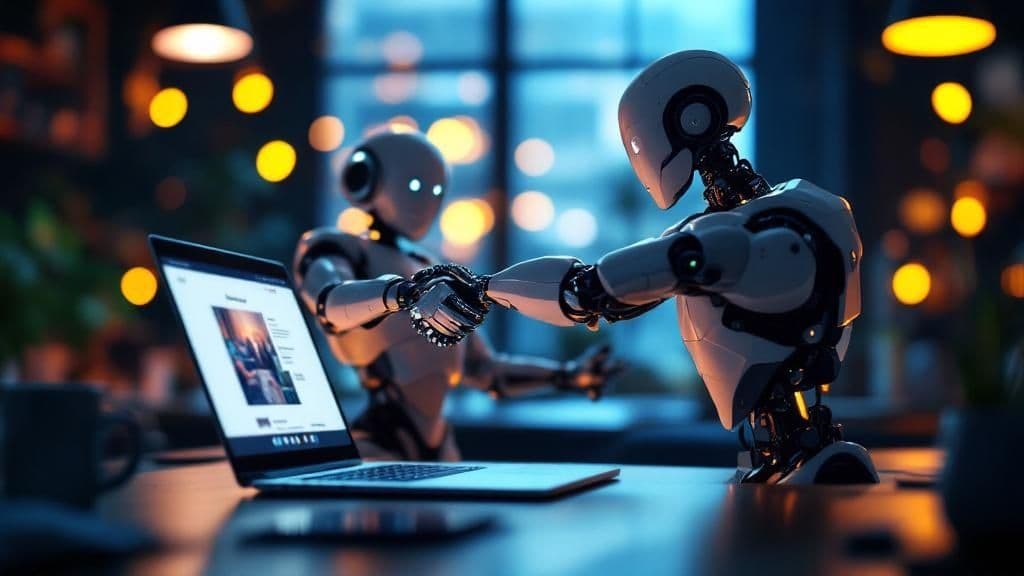 IA remplacer agence web 2026 collaboration humain robot