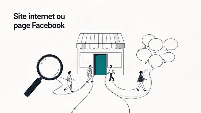 Site internet ou page Facebook : ce qu'une TPE perd à n'avoir que Facebook