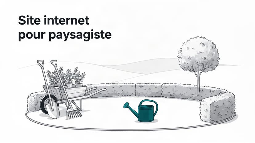 Site internet pour paysagiste : montrer ses jardins et remplir l'agenda toute l'année